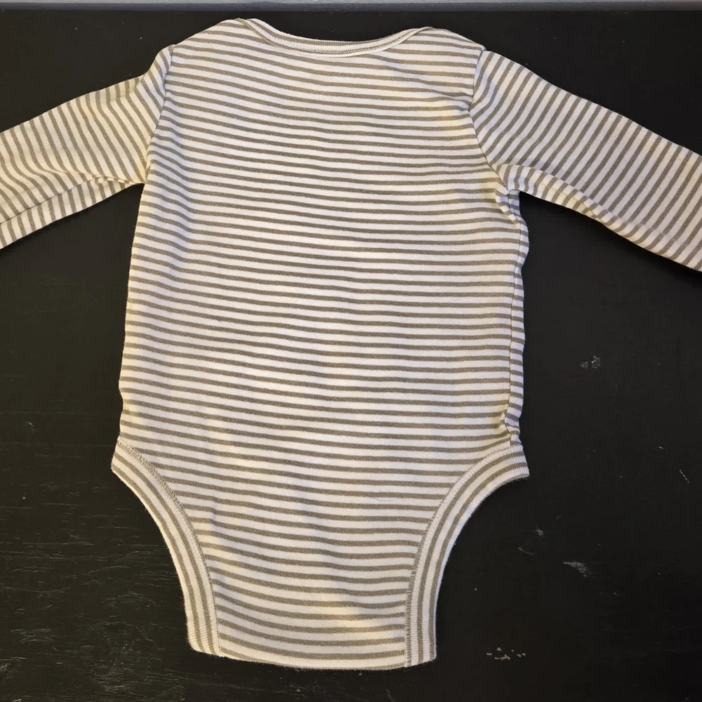 Old Navy Infant Boys Size 6-12 Months Long‎ Sleeve One Piece Set Of 3